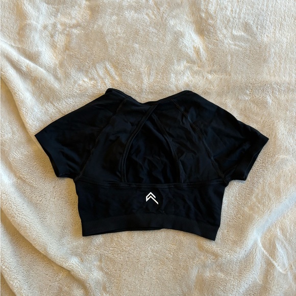 Oner Active Effortless Cropped Tee - Black XS - Picture 2 of 4